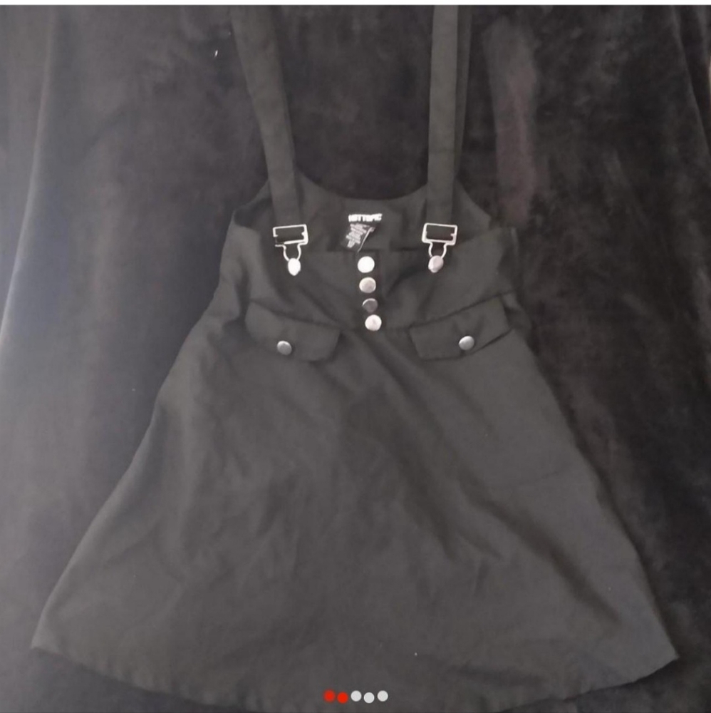 Black Overall Dress